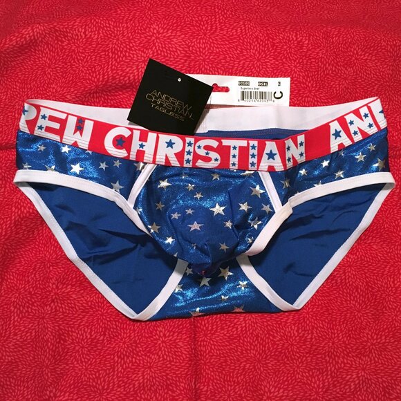 Andrew Christian Superhero  Brief Size LARGE 🆕🩲🌟 - Picture 1 of 13